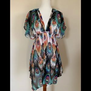 *NWT* multi color coverup/tunic